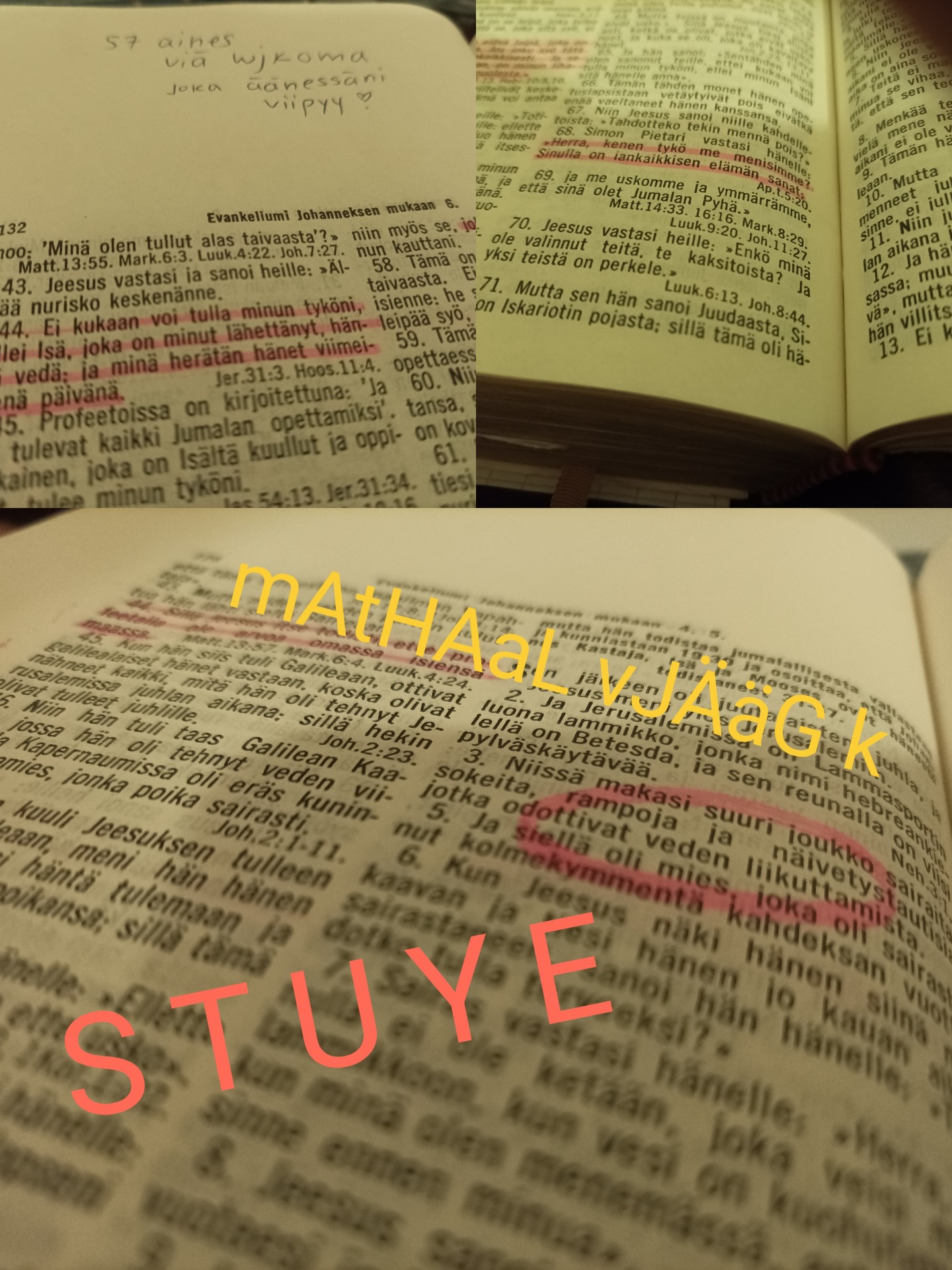 Alkukieli kuten Maranatha... 